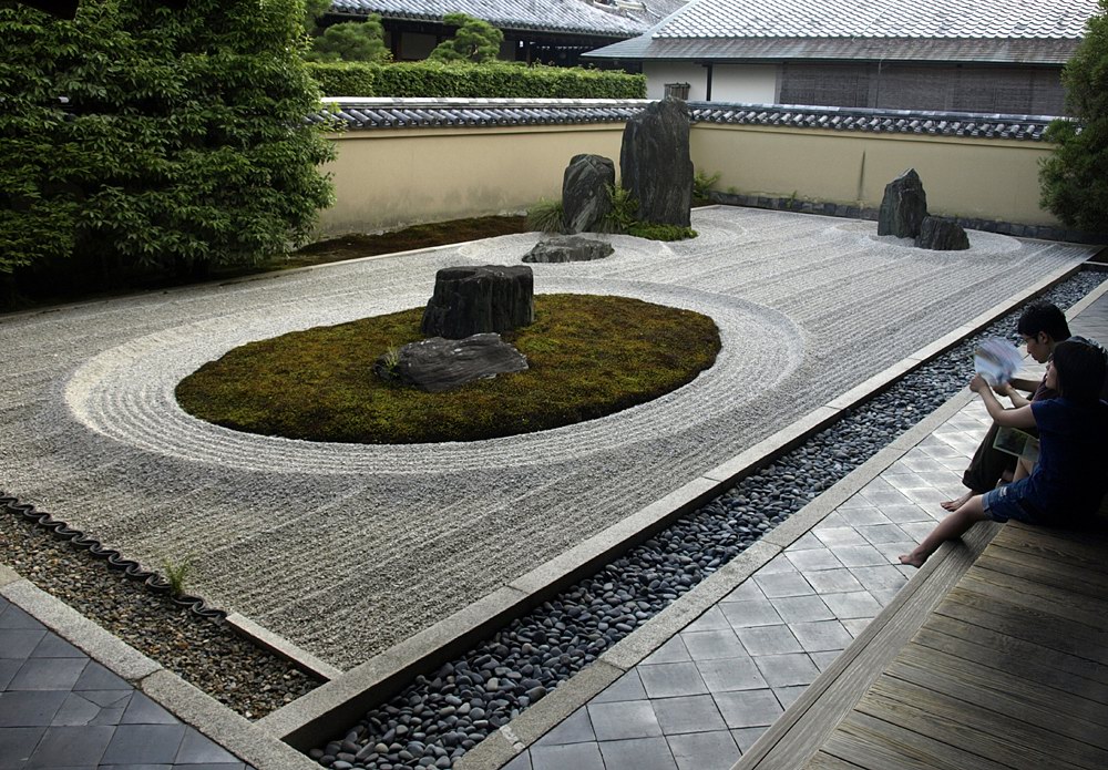 Komplex Daitoku-ji, such zahrada chrmu Rjgenin