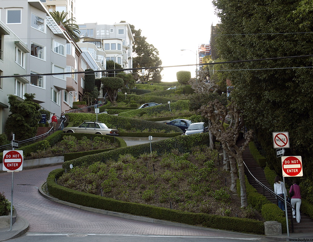 Lombard street, nejklikatj ulice na svt