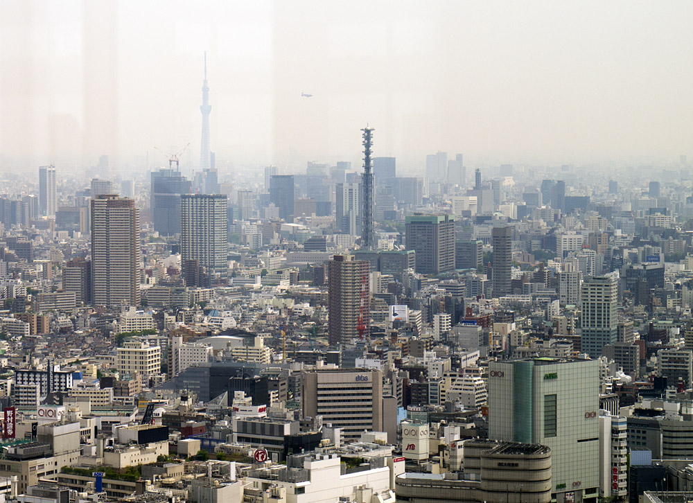 Shinjuku, ve vhledu SkyTree