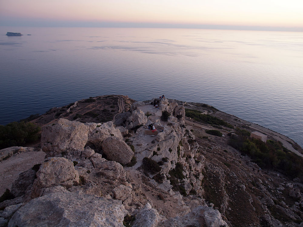 Pohled z Dingli cliffs